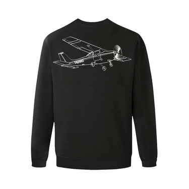 CESSNA - 208 Men's Oversized Fleece Crew Sweatshirt e-joyer